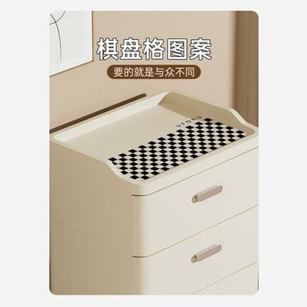 Multipurpose Drawer-Styled Nightstand Bedside Table Living Room Children's Toy Finishing Artifact Bedroom Small Clothes Storage Cabinet. Type: Nightstands