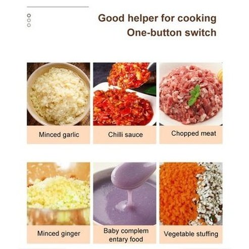 Electric Garlic Crusher Grater Press USB Charging Dicer Food Processors Mincer Meat Grinder Gar Electric. Kitchen Tools & Utensils. Type: Kitchen Slicers.