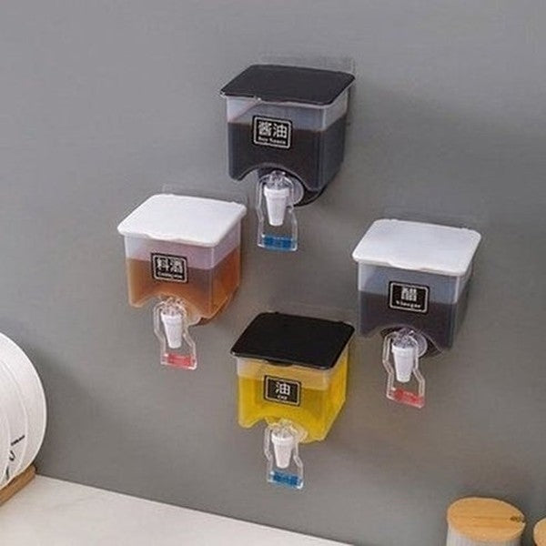 Wall Hanging Transparent Condiment Storage Dispenser Jars for Salt, Pepper, and Other Seasonings. Kitchen Tools. Kitchen Organizers. Type: Spice Organizers.