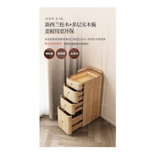 Light luxury smart bedside table lamp integrated modern simple storage high sense high glass bedside table with lamp. Furniture. Tables. Nightstands.