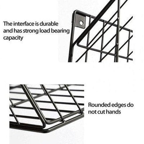 Iron Wall-Mounted Underwear and Socks Rack with Stickers, offering a High-capacity, Punch-Free Hanging. Storage and Organization. Type: Storage Hooks & Racks.