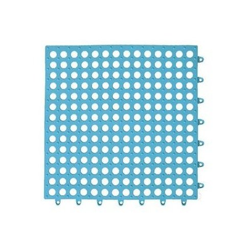 1 Pack Interlocking Non Slip Drainage Floor Tiles, 11.8 X 11.8 Inch Soft PVC Bath Shower Floor Mat with Suctions Cups. Bathroom Accessories: Bath Mats & Rugs.