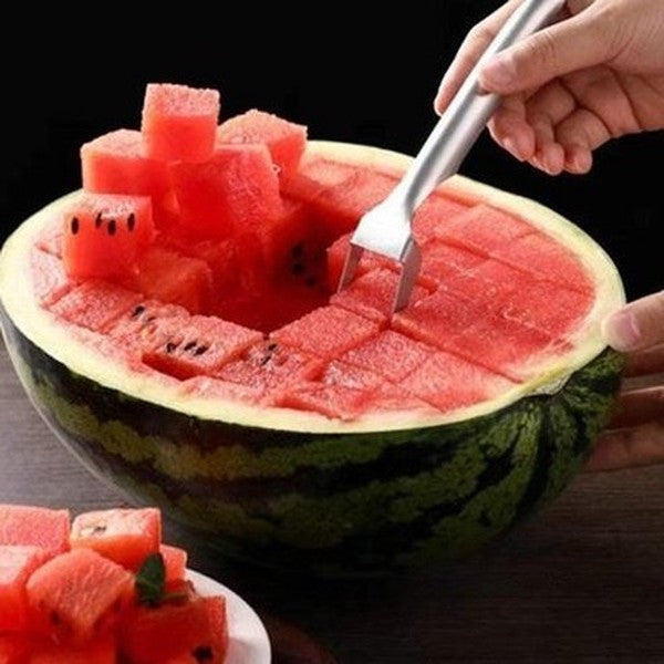 Multifunctional 2 IN 1 Stainless Steel Watermelon Cutter