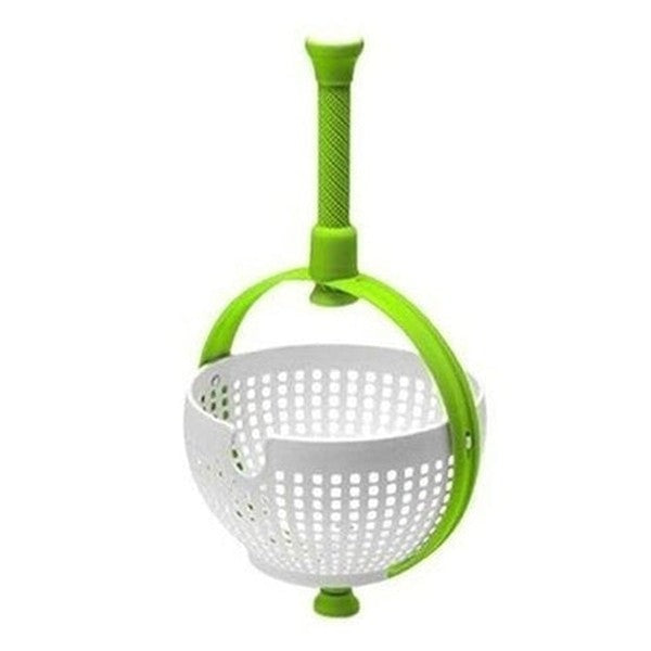 Rotating Drainer Salad Basket Fruit Strainer