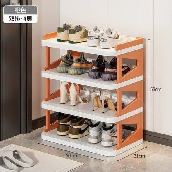 Modern Minimalist Layered Shoe Storage Organizer