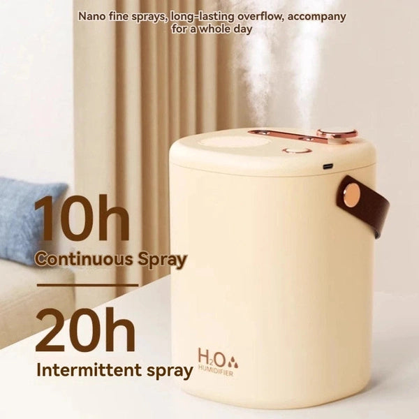 Dual Spray Humidifier 2l Large Capacity High Fog Humidifier