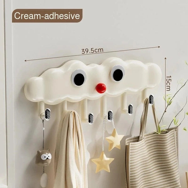 Household Cloud Hook, Door Punch-Free Strong Clothes Hook