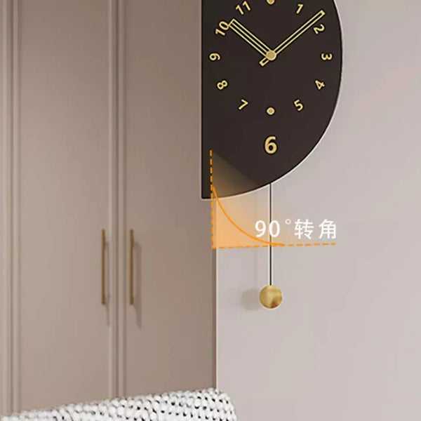 Minimalist Silent Wall Clock for Living Room