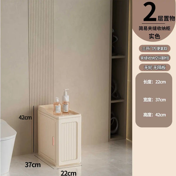 Crevice Cabinet Seam Organizer Cabinet, Bathroom Storage Rack