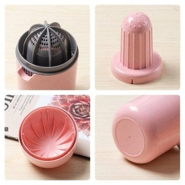 Manual Fruit Juicer Citrus Squeezer Lid Rotation