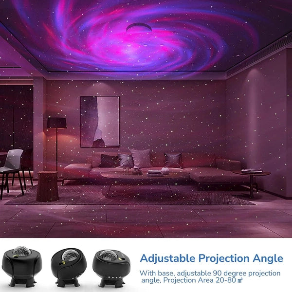 Color-Changing Galaxy Projector Night Light