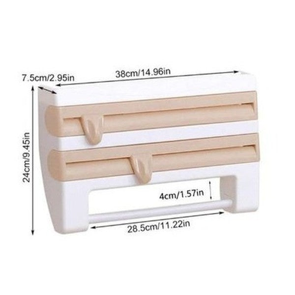 Wall-Mounted Kitchen Paper Roll Rack Dispenser