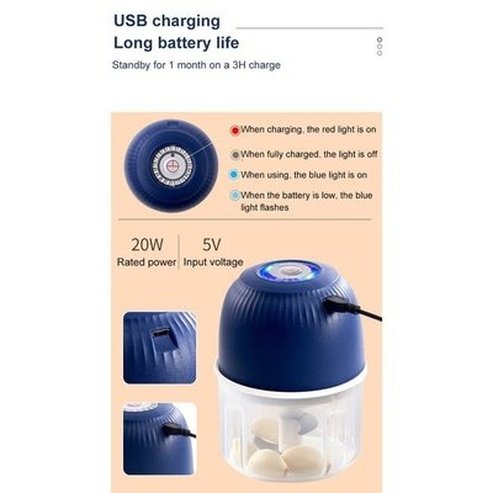 Electric Garlic Crusher Grater Press USB Charging Dicer Food Processors Mincer Meat Grinder Gar Electric. Kitchen Tools & Utensils. Type: Kitchen Slicers.