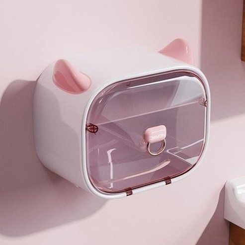 Little Devil Shape Toilet Paper Holder Wall-Hanging Tissue Box Bathroom Shelf Punch-Free Paper Towel Dispenser. Bathroom Accessories. Type: Toilet Paper Holders.