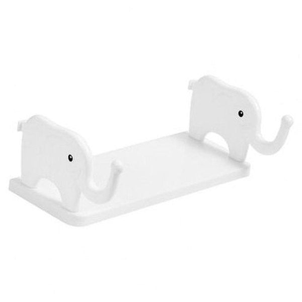 Cartoon Elephant Wall Mount Shelf Strong Load Bearing Wall Mounted Small Elephant Multifunctional Wall Hanging Spice Organizer. Bathroom Accessory Mounts