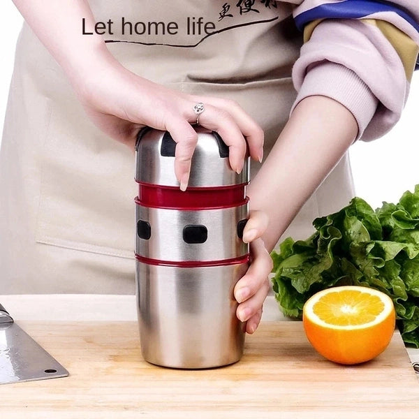 Citrus Juicer Manual Orange Juicers, Portable Stainless Steel Hand Grapefruit Squeezer