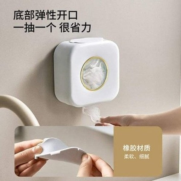 Punch-Free Removable Plastic Bag Storage Holder