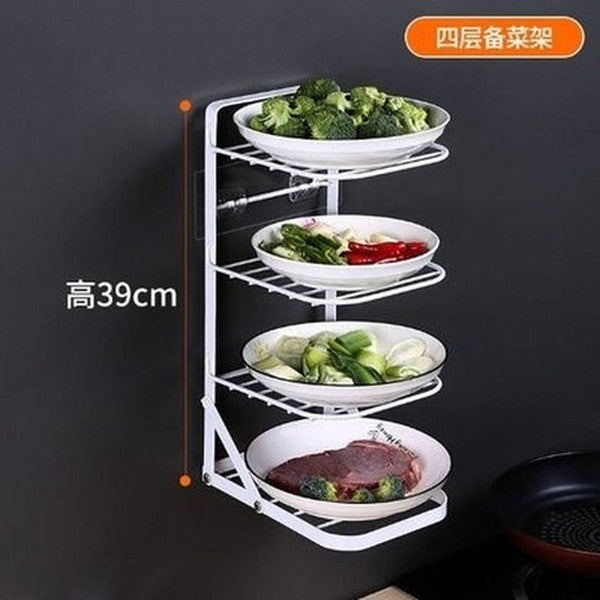 3/4 Tier Counter & Plate Organizer for Kitchen