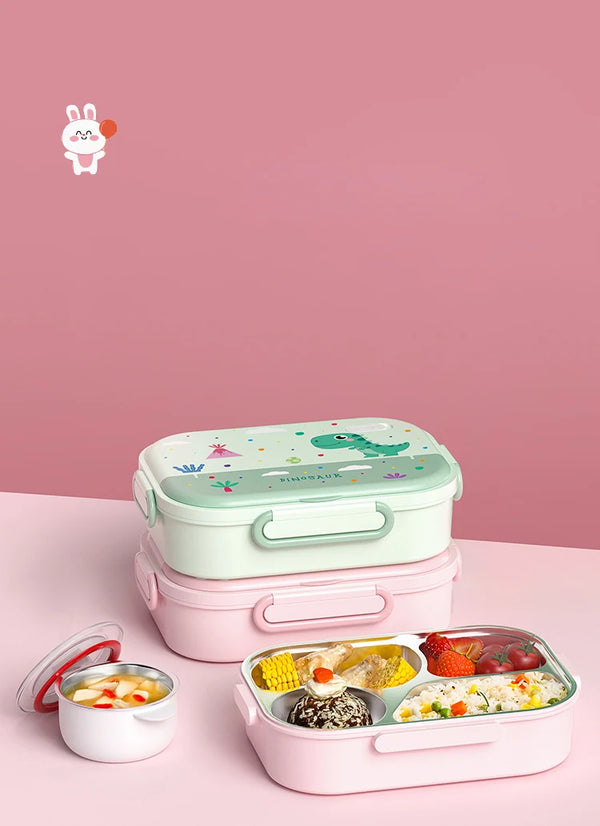 316 Stainless Steel Insulated Lunch Box for Children's