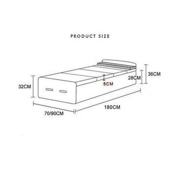 Expandable Durable Pressboard Cardboard Bed Creative Kraft Paper Folding Bed Bedroom Furniture Single Folding Guest Bed Folding Bed With Thick Memory Foam