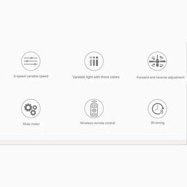 RC Ceiling Fan Lamp LED Three-color Lighting Integrated Fan Lamp Frequency Conversion Mute Modern Household Ceiling Fan Lamp. Decor: Lamps.