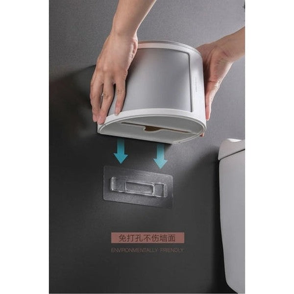 Elegant Wall-Mounted Waterproof Toilet Roll Holder Paper Dispenser
