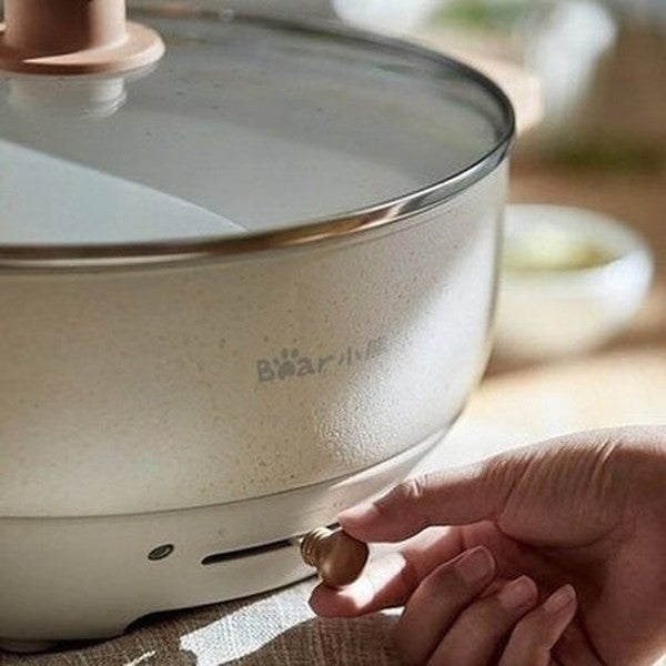 Bear Electric Hot Electric Boiling Pot 5 Liters Capacity Mandarin Duck Adjustable Fire Power Hotpot Cooker Cooking Pot. Cookware. Type: Casserole Dishes.
