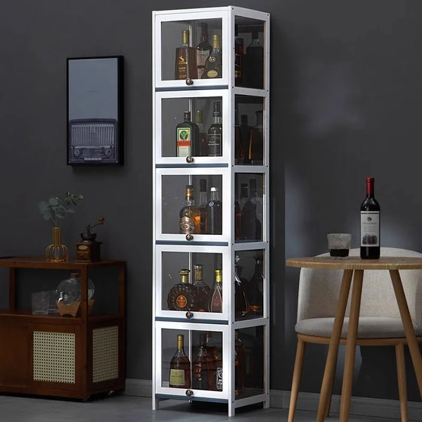 Living Room Wine Cabinet Against the Wall Locker Display Advanced Sense Integrated Cabinet