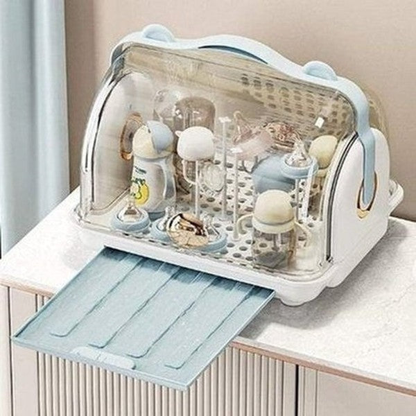 Dustproof Cleaning Drainer Nursing Bottle Storage Box