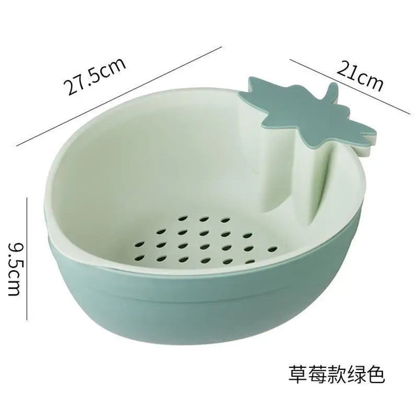 Double-Layer Kitchen Drain Basket