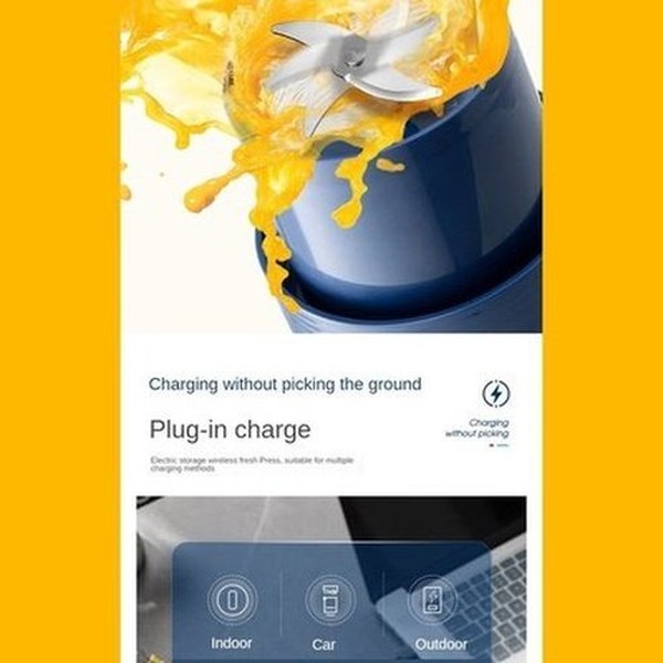 1000ML Portable Blender Bottle 70W Powerful Fresh Juice Blender 2 In 1 Accompanying Cup Orange Juicer Mixers Electric Blender. Type: Food Mixers & Blenders.