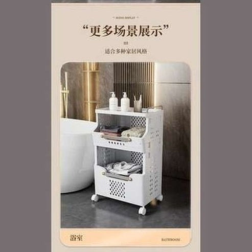 Large Capacity Multi-layer Foldable Dirty Clothes Basket