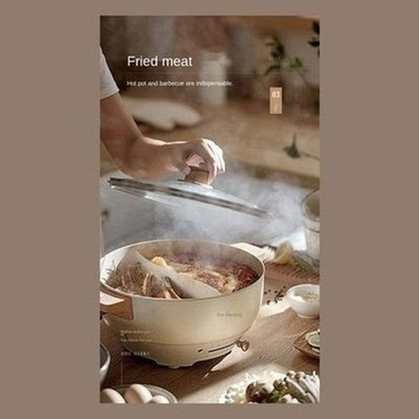 Bear Electric Hot Electric Boiling Pot 5 Liters Capacity Mandarin Duck Adjustable Fire Power Hotpot Cooker Cooking Pot. Cookware. Type: Casserole Dishes.