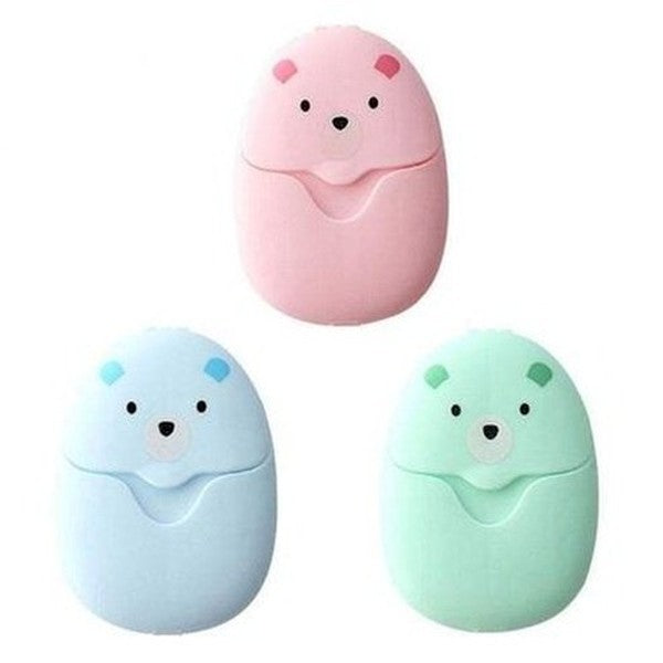 Cartoon Disposable Cleaning Travel Paper Soap