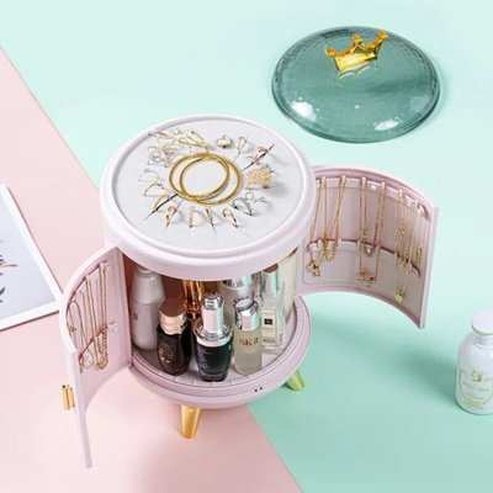 Princess Makeup Storage Box with Doors