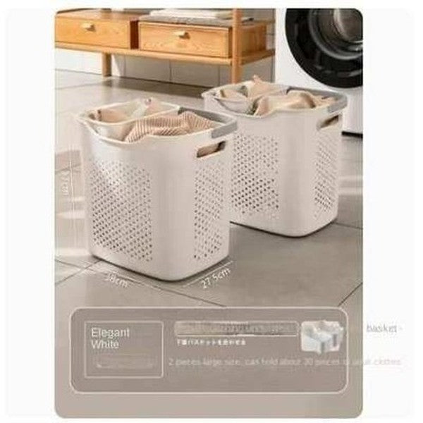 Laundry Basket partition for dirty clothes