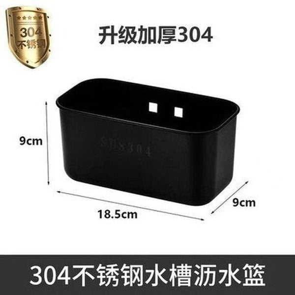 Kitchen Sink Drain Rack Square Stainless Steel Vegetable Wash Pool Home Wall Hanging Leftover Food Filter Screen. Kitchen Tools and Utensils. Colanders and Strainers