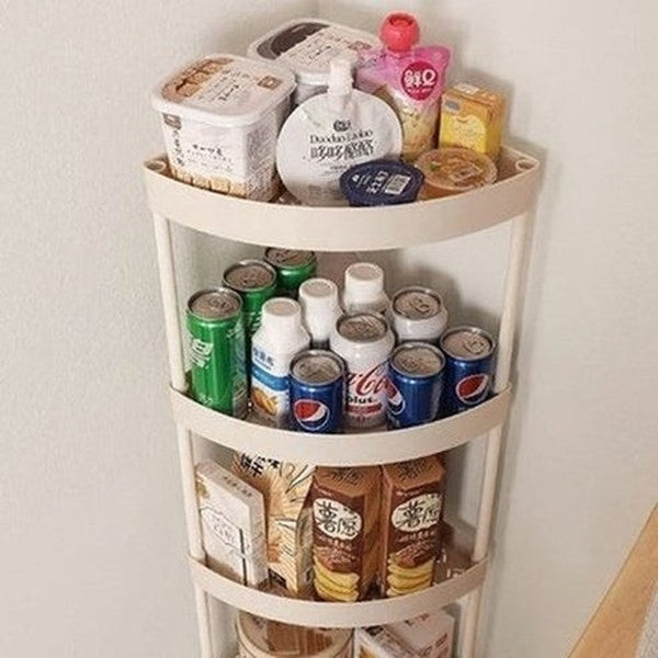 4 Tier Removable Corner Cookware Storage Rack
