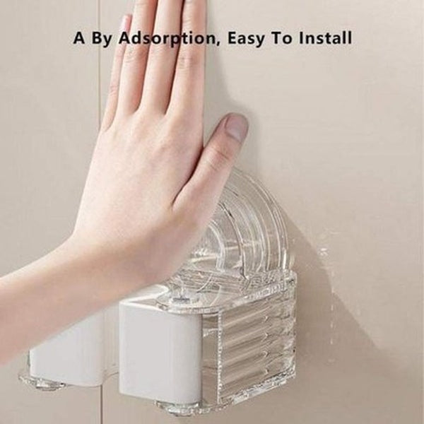 Wall-Mounted Multi Purpose Mop Holder Rack Organizer