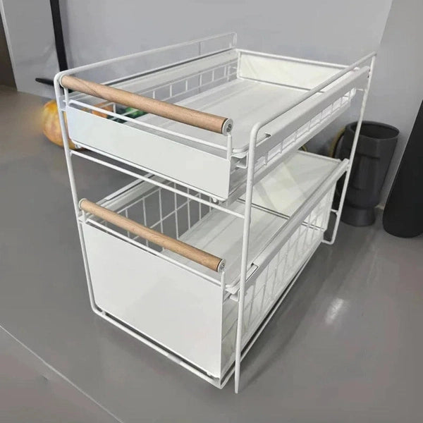 Kitchen Pull-out Rack, Floor-to-Ceiling Multi-layer Narrow Crevice Pull Basket