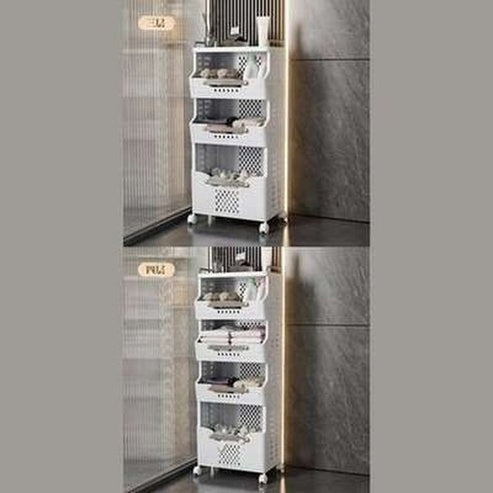 Large Capacity Multi-layer Foldable Dirty Clothes Basket