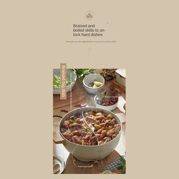 Bear Electric Hot Electric Boiling Pot 5 Liters Capacity Mandarin Duck Adjustable Fire Power Hotpot Cooker Cooking Pot. Cookware. Type: Casserole Dishes.