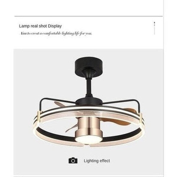 RC Ceiling Fan Lamp LED Three-color Lighting Integrated Fan Lamp Frequency Conversion Mute Modern Household Ceiling Fan Lamp. Decor: Lamps.