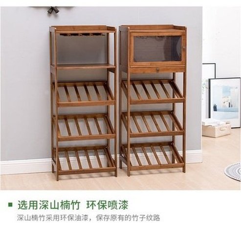 Bamboo With Door Red Wine Rack Landing Wine Bottle Stand Household Wine Cabinet Display Rack Upside Down Cup Holder. Type: Household Storage Drawers.