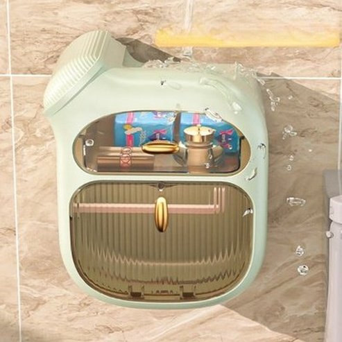 Wall Mounted Waterproof Toilet Tissue Storage Box