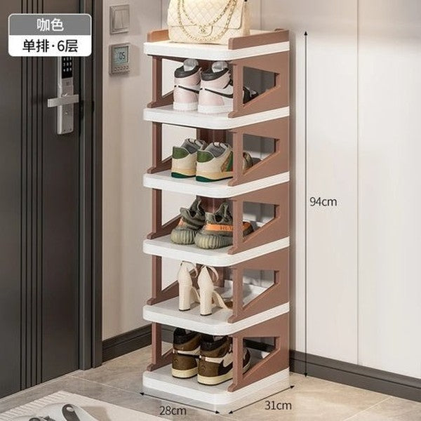 Modern Minimalist Layered Shoe Storage Organizer