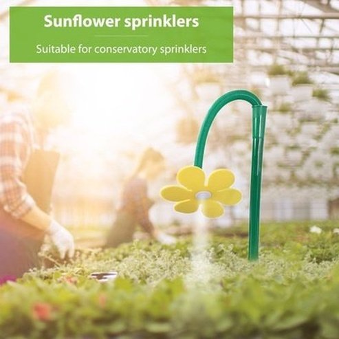 Dancing Flower Rotating Garden Sprinkler Cute Flower Crazy Rotating Sprinklers 720 Degree Rotation Funny Colorful Daisy Watering. Type: Watering Globes & Spikes