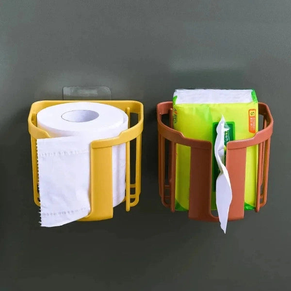 Punch-Free Toilet Paper Shelf