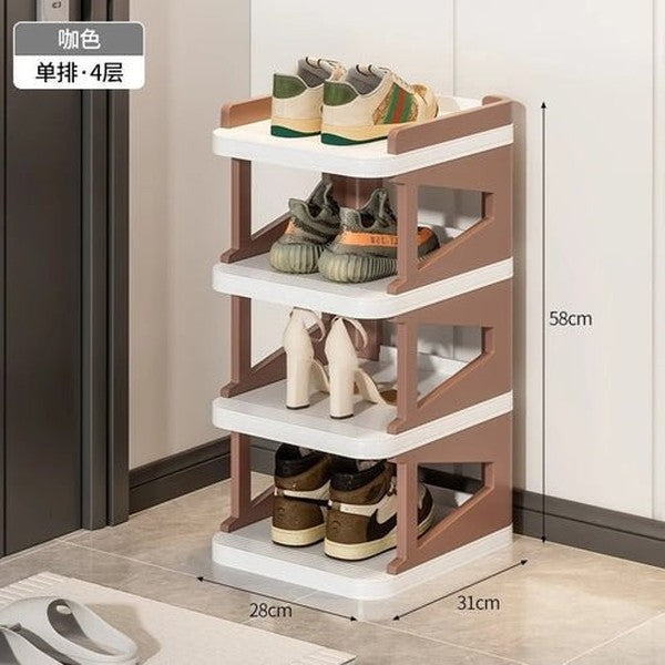 Modern Minimalist Layered Shoe Storage Organizer