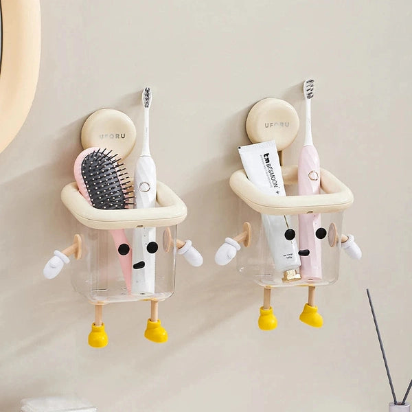 Toothbrush Holder Wall-Mounted, Perforation-Free